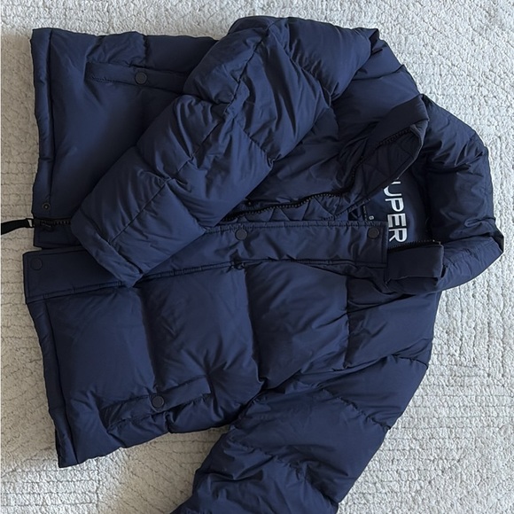 Aritzia Jackets & Blazers - Aritzia Dark Blue Puffer Jacket